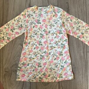 NWT Vintage Made is USA Baby Guess 50/50 Rayon Acetate Floral Dress